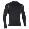 Under Armour Gents ColdGear Armour Compression Mock Black - Steel -Golf Clothing Shop P 1265648GENTSAW17 L