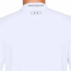 Under Armour Gents ColdGear Armour Fitted Mock White (100) -Golf Clothing Shop P 1320805WHITEGENTSAW18 4 L
