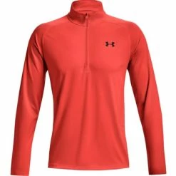 Under Armour Gents Tech 2.0 ½ Zip Long Sleeve Top Phoenix Fire (296)
