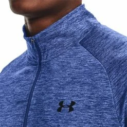 Under Armour Gents Tech 2.0 ½ Zip Long Sleeve Top Tech Blue (432) -Golf Clothing Shop P 1328495UNDERARMOURTOPBLUE432GENTS 5 L