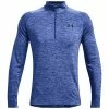 Under Armour Gents Tech 2.0 ½ Zip Long Sleeve Top Tech Blue (432) -Golf Clothing Shop P 1328495UNDERARMOURTOPBLUE432GENTS L