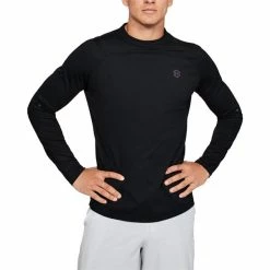 Under Armour Gents ColdGear® Rush Mock Neck Black (001) -Golf Clothing Shop P 1348052UNDERARMOURBASELAYERBLACK001GENTS 4 L