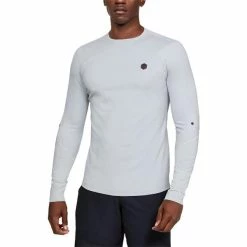Under Armour Gents ColdGear® Rush Mock Neck Grey (011) 12 Under Armour Gents ColdGear® Rush Mock Neck Grey (011) -Golf Clothing Shop P 1348052UNDERARMOURBASELAYERGREY011GENTS 4 L