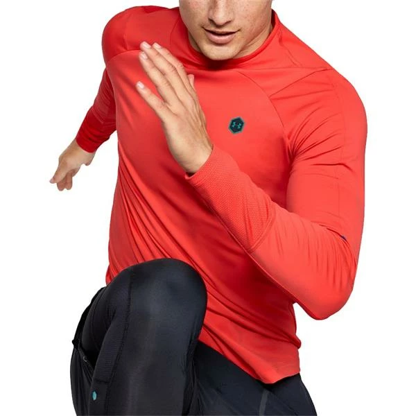 Under Armour Gents ColdGear® Rush Mock Neck Red (646) 5 Under Armour Gents ColdGear® Rush Mock Neck Red (646) - Image 3