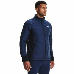 Under Armour Gents ColdGear® Reactor Hybrid Jacket Academy (408) -Golf Clothing Shop P 1364642UAGENTSCGREACTORHYBRIDJKTACADEMY408 2 L