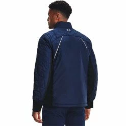 Under Armour Gents ColdGear® Reactor Hybrid Jacket Academy (408) -Golf Clothing Shop P 1364642UAGENTSCGREACTORHYBRIDJKTACADEMY408 3 L