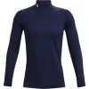 Under Armour Gents ColdGear® Armour Fitted Mock Navy (410) 2 Under Armour Gents ColdGear® Armour Fitted Mock Navy (410) -Golf Clothing Shop P 1366066UAGENTSCGARMOURFITTEDMOCKNAVY410 L