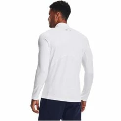 Under Armour Gents ColdGear® Armour Fitted Mock White (100) -Golf Clothing Shop P 1366066UAGENTSCGARMOURFITTEDMOCKWHITE100 3 L