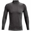 Under Armour Gents ColdGear® Armour Fitted Mock Charcoal Light Heather - Black (020) -Golf Clothing Shop P 1366066UNDERARMOURMOCKCHARCOAL020GENTS L