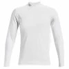 Under Armour Gents ColdGear® Infrared Long Sleeve Mock White (100) -Golf Clothing Shop P 1366269UAGENTSCGILONGSLEEVEMOCKWHITE100 5 L