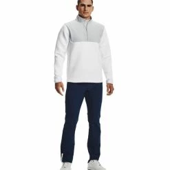 Under Armour Gents ColdGear® Infrared Long Sleeve Mock White (100) -Golf Clothing Shop P 1366269UAGENTSCGILONGSLEEVEMOCKWHITE100 9 L