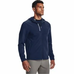 Under Armour Gents Storm Daytona Full Zip Jacket Academy (408) -Golf Clothing Shop P 1366279UAGENTSSTORMDAYTONAFZJACKETACADEMY408 2 L
