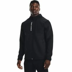 Under Armour Gents Storm Daytona Full Zip Jacket Black (001) -Golf Clothing Shop P 1366279UAGENTSSTORMDAYTONAFZJACKETBLACK001 2 L