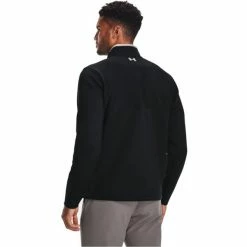 Under Armour Gents Storm Daytona ½ Zip Top Black (001) -Golf Clothing Shop P 1366280UAGENTSSTORMDAYTONAZIPTOPBLACK001 3 L