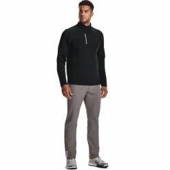Under Armour Gents Storm Daytona ½ Zip Top Black (001) -Golf Clothing Shop P 1366280UAGENTSSTORMDAYTONAZIPTOPBLACK001 4 L