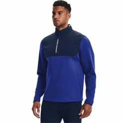 Under Armour Gents Storm Daytona ½ Zip Top Royal (400) -Golf Clothing Shop P 1366280UAGENTSSTORMDAYTONAZIPTOPROYAL400 2 L