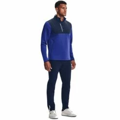Under Armour Gents Storm Daytona ½ Zip Top Royal (400) -Golf Clothing Shop P 1366280UAGENTSSTORMDAYTONAZIPTOPROYAL400 4 L