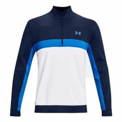 Under Armour Gents Storm Midlayer ½ Zip Top Academy - White (410)