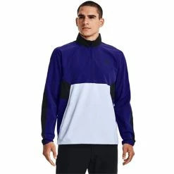 Under Armour Gents Storm Windstrike ½ Zip Top Bauhaus Blue (456) -Golf Clothing Shop P 1370156UNDERARMOURTOPBAUHAUSBLUE456GENTS 2 L