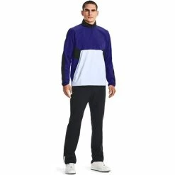 Under Armour Gents Storm Windstrike ½ Zip Top Bauhaus Blue (456) -Golf Clothing Shop P 1370156UNDERARMOURTOPBAUHAUSBLUE456GENTS 4 L