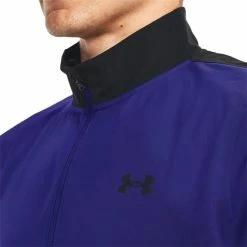 Under Armour Gents Storm Windstrike ½ Zip Top Bauhaus Blue (456) -Golf Clothing Shop P 1370156UNDERARMOURTOPBAUHAUSBLUE456GENTS 5 L