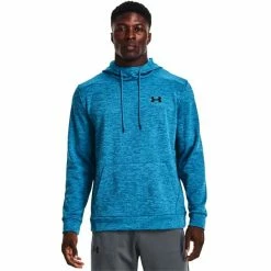Under Armour Gents Armour Fleece® Twist Hoodie Blue (Capri 419) -Golf Clothing Shop P 1373354UNDERARMOURHOODIEBLUE419GENTS 2 L