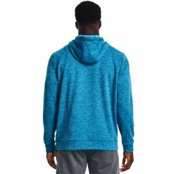 Under Armour Gents Armour Fleece® Twist Hoodie Blue (Capri 419) -Golf Clothing Shop P 1373354UNDERARMOURHOODIEBLUE419GENTS 3 L