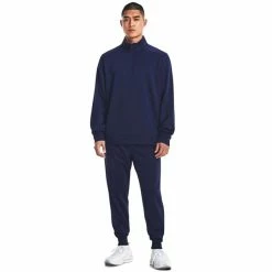Under Armour Gents Armour Fleece® ½ Zip Midnight Navy (410) 12 Under Armour Gents Armour Fleece® ½ Zip Midnight Navy (410) -Golf Clothing Shop P 1373358UNDERARMOURFLEECEMIDNIGHTNAVY410GENTS 4 L