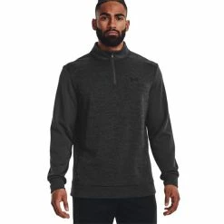 Under Armour Gents Armour Fleece® Twist ¼ Zip Top Grey (010) -Golf Clothing Shop P 1373359UNDERARMOURTOPGREY010GENTS 2 L