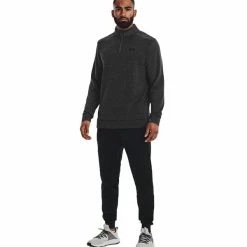 Under Armour Gents Armour Fleece® Twist ¼ Zip Top Grey (010) -Golf Clothing Shop P 1373359UNDERARMOURTOPGREY010GENTS 4 L