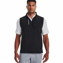 Under Armour Gents Storm Daytona Vest Black - Reflective (001) 10 Under Armour Gents Storm Daytona Vest Black - Reflective (001) -Golf Clothing Shop P 1373408UNDERARMOURVESTBLACK001GENTS 2 L