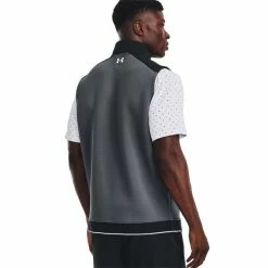 Under Armour Gents Storm Daytona Vest Pitch Grey - Black (012) 11 Under Armour Gents Storm Daytona Vest Pitch Grey - Black (012) -Golf Clothing Shop P 1373408UNDERARMOURVESTGREY012GENTS 3 L
