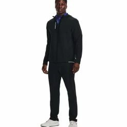 Under Armour Gents Storm Daytona Zip Top Pitch Black - Reflective (001) -Golf Clothing Shop P 1373412UNDERARMOURTOPBLACK001GENTS 4 L