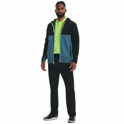 Under Armour Gents Storm Daytona Zip Top Pitch Black (003) -Golf Clothing Shop P 1373412UNDERARMOURTOPBLACK003GENTS 4 L