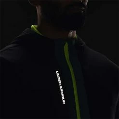 Under Armour Gents Storm Daytona Zip Top Pitch Black (003) -Golf Clothing Shop P 1373412UNDERARMOURTOPBLACK003GENTS 5 L