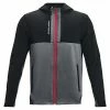 Under Armour Gents Storm Daytona Zip Top Pitch Grey - Black (012) -Golf Clothing Shop P 1373412UNDERARMOURTOPGREYBLACK012GENTS L