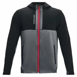 Under Armour Gents Storm Daytona Zip Top Pitch Grey - Black (012)