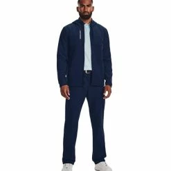 Under Armour Gents Storm Daytona Zip Top Pitch Navy - Reflective (408) -Golf Clothing Shop P 1373412UNDERARMOURTOPNAVYREFLECTIVE408GENTS 4 L