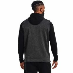 Under Armour Gents Storm SweaterFleece Vest Black (001) -Golf Clothing Shop P 1373416UNDERARMOURVESTBLACK001GENTS 3 L