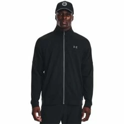 Under Armour Gents Storm Midlayer Jacket Black - Pitch Grey (001) -Golf Clothing Shop P 1377399UNDERARMOURJACKETBLACK001GENTS 2 L
