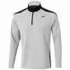 Mizuno Gents Winter Breeze ¼ Zip Grey 1 Mizuno Gents Winter Breeze ¼ Zip Grey -Golf Clothing Shop P 52GA2506MIZUNOTOPGREYGENTS L