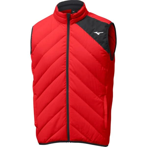 Mizuno Gents Breath Thermo Move Down Gilet Red 3 Mizuno Gents Breath Thermo Move Down Gilet Red