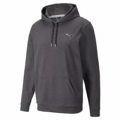 Puma Gents Cloudspun Progress Hoodie Black - Heather