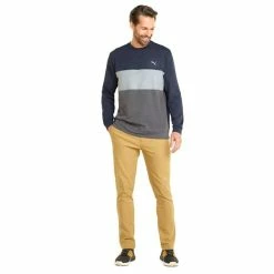 Puma Gents Cloudspun Colourblocked Crew Neck Sweatshirt Navy Blazer - Quiet Shade -Golf Clothing Shop P 535458PUMASWEATSHIRTNAVYBLAZERQUIETSHADEGENTS 4 L