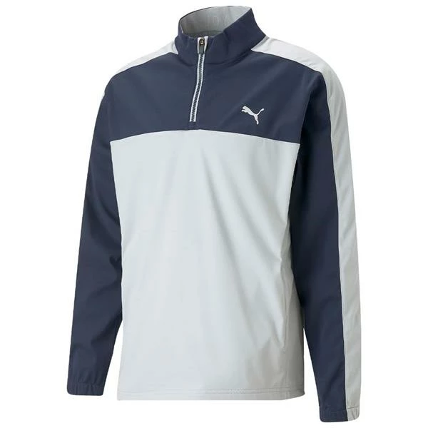 Puma Gents Momentum Woven ¼ Zip Top Navy Blazer - High Rise 3 Puma Gents Momentum Woven ¼ Zip Top Navy Blazer - High Rise