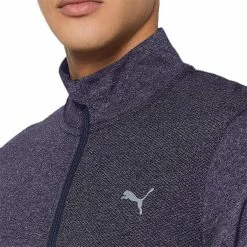 Puma Gents EvoKnit ¼ Zip Top Peacoat 9 Puma Gents EvoKnit ¼ Zip Top Peacoat -Golf Clothing Shop P 578794PUMATOPPEACOATGENTS 2 L