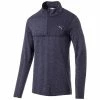 Puma Gents EvoKnit ¼ Zip Top Peacoat
