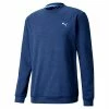 Puma Gents Cloudspun Crew Top Mazarine Blue 2 Puma Gents Cloudspun Crew Top Mazarine Blue -Golf Clothing Shop P 597596PUMATOPMAZARINEBLUEGENTS L