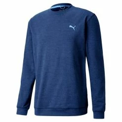 Puma Gents Cloudspun Crew Top Mazarine Blue