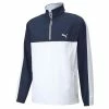 Puma Gents Riverwalk Wind Jacket Navy White -Golf Clothing Shop P 599237PUMAJACKETNAVYWHITEGENTS L